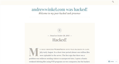 Desktop Screenshot of andrewwinkel.com